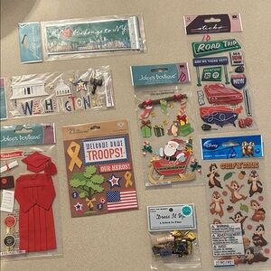 Assorted Scrapbooking Stickers